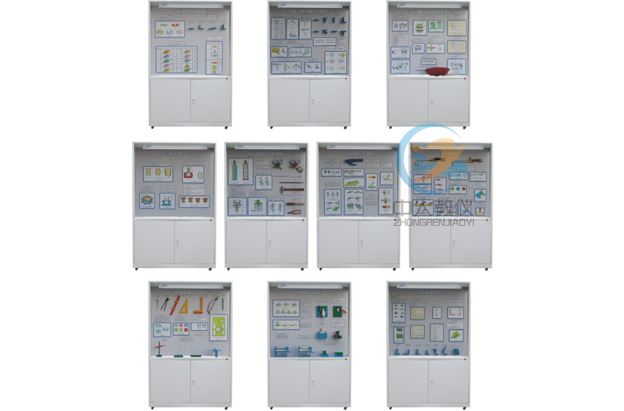 《焊、鉚工工藝學(xué)》陳列柜,焊、鉚工工藝學(xué)教學(xué)陳列柜