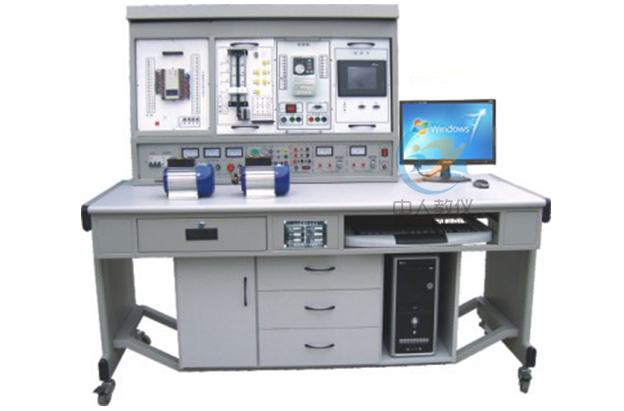 PLC、伺服驅(qū)動、步進(jìn)驅(qū)動、變頻調(diào)速、觸摸屏綜合實(shí)訓(xùn)裝置