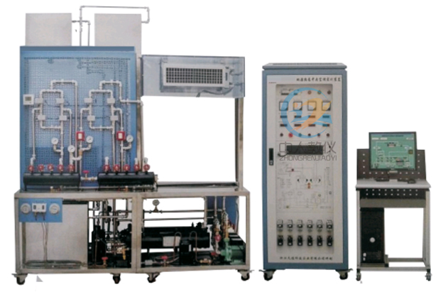 地源熱泵中央空調(diào)實(shí)訓(xùn)裝置,地?zé)嶂茻崮M實(shí)驗(yàn)臺